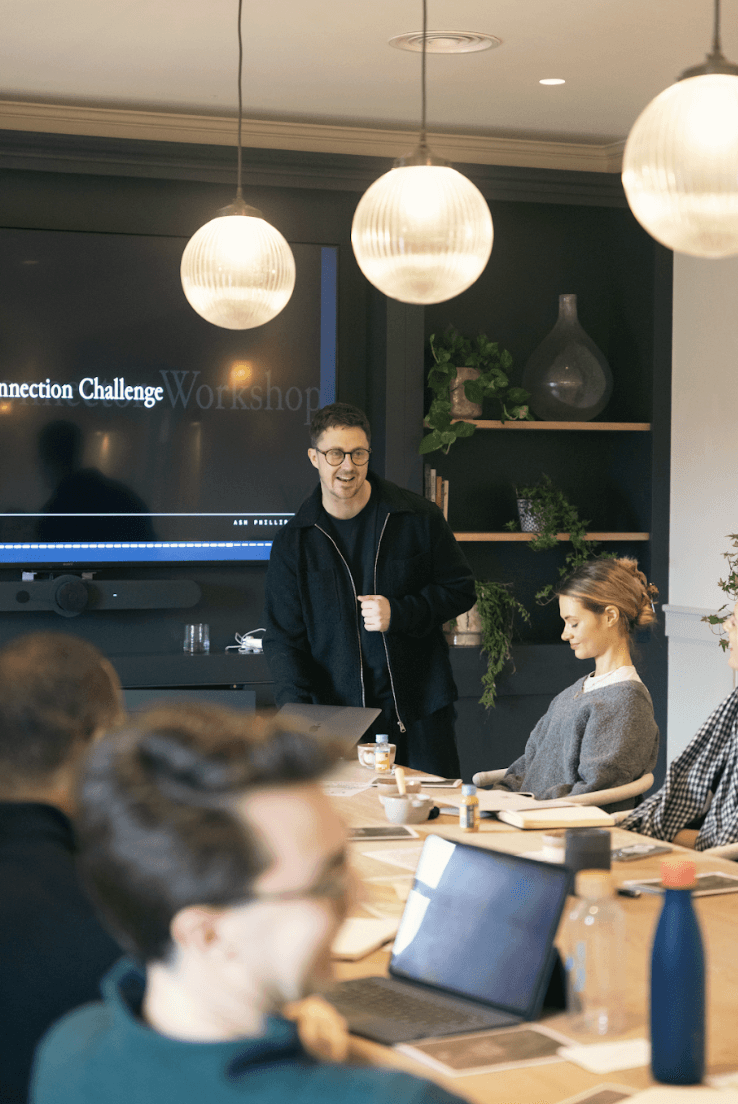 Ash Leading The Personal Branding Workshop