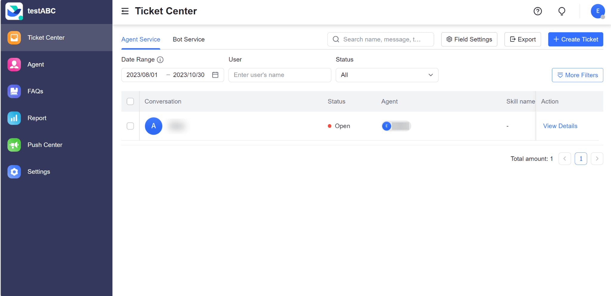 Lark help desk ticket center