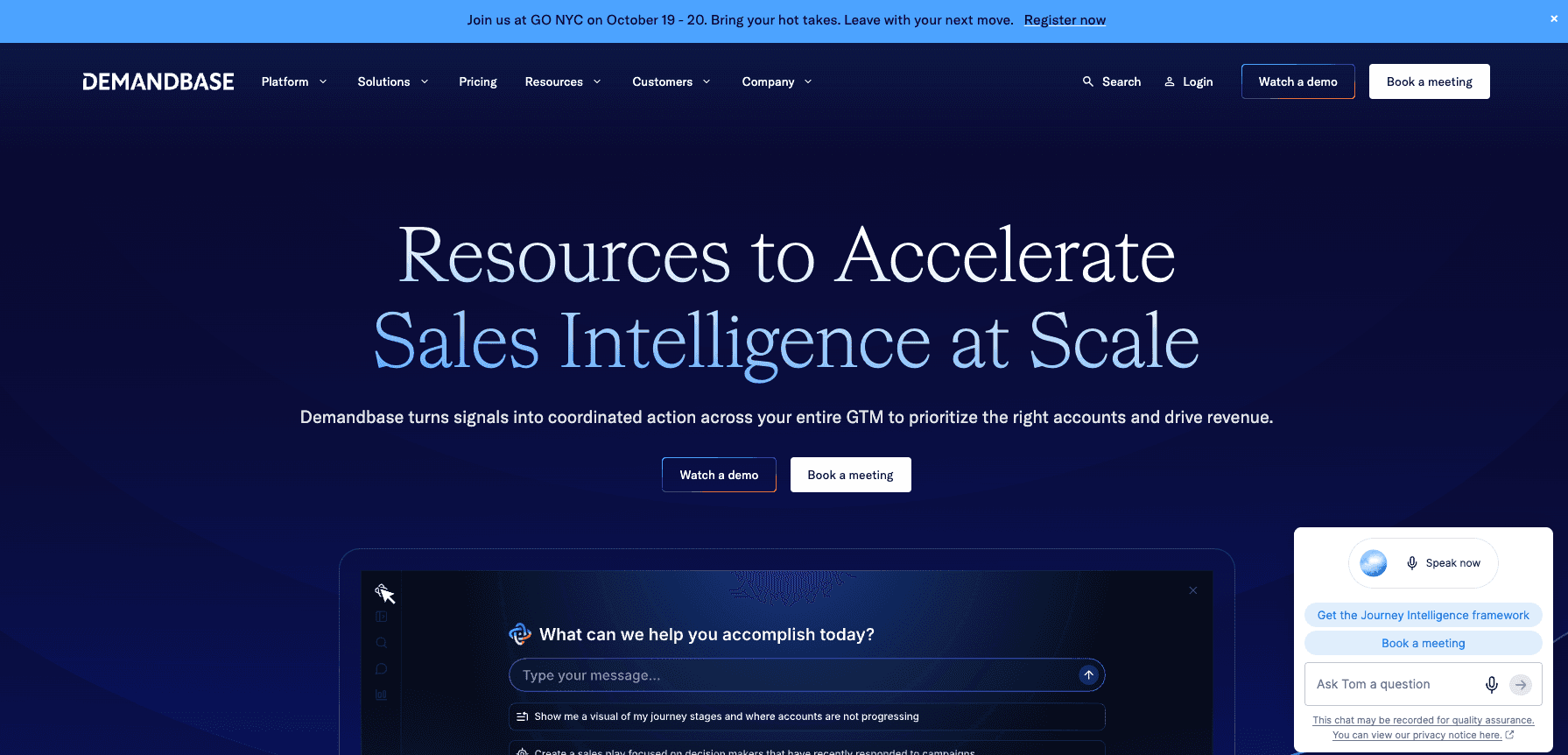 demandbase website