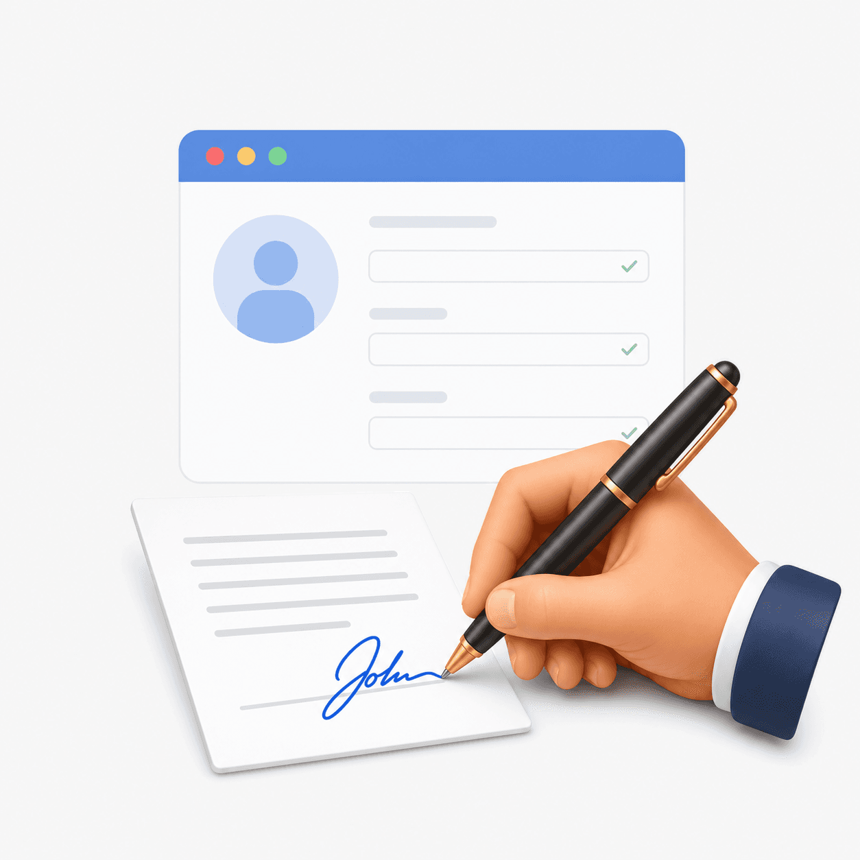 Sign-up icon