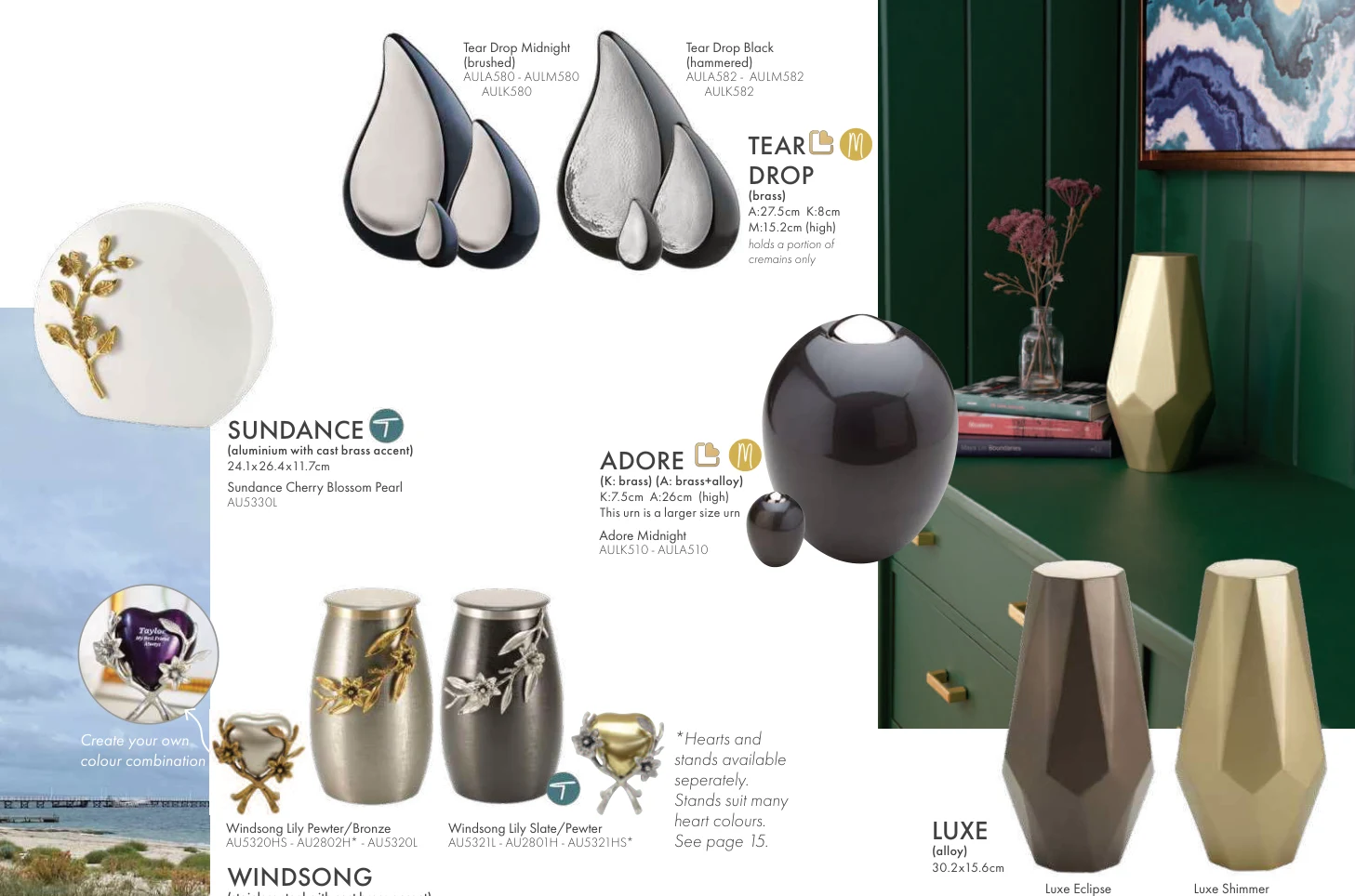 Luxe Urns – original supplier products