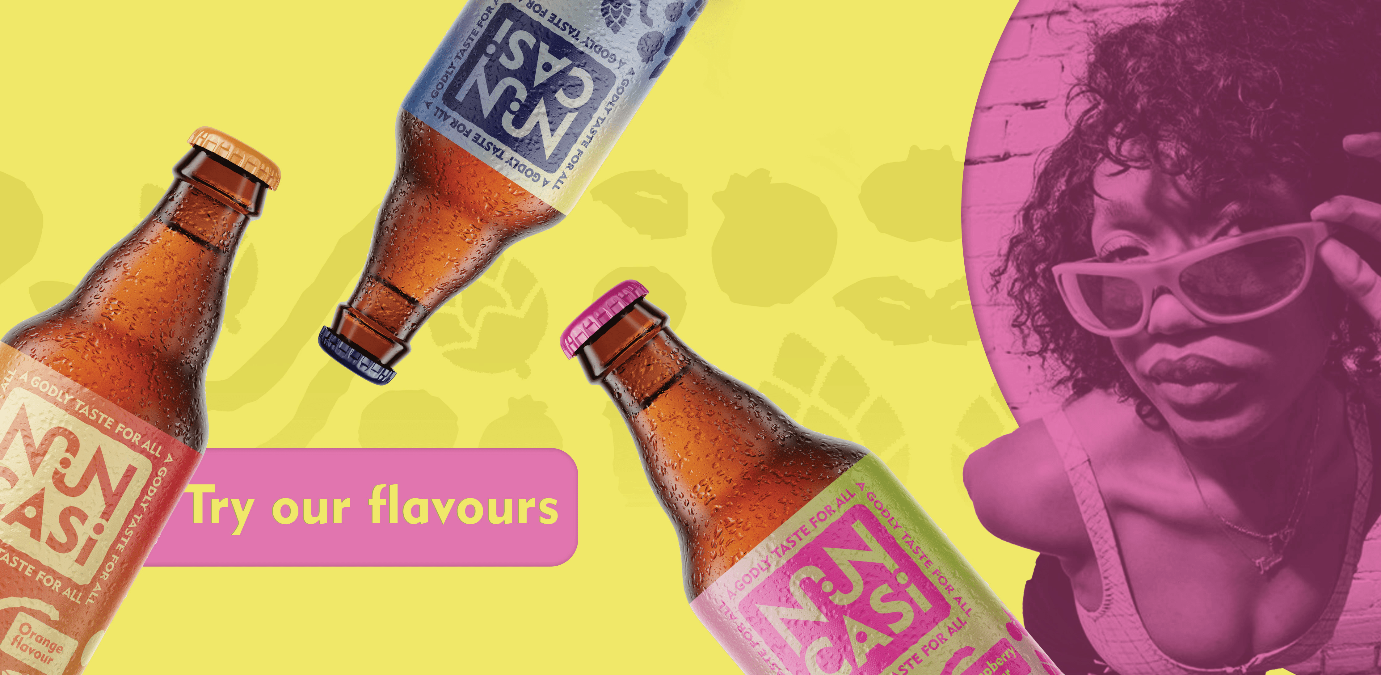 Editorial magazine design standing upright with oversized typography and clean layout