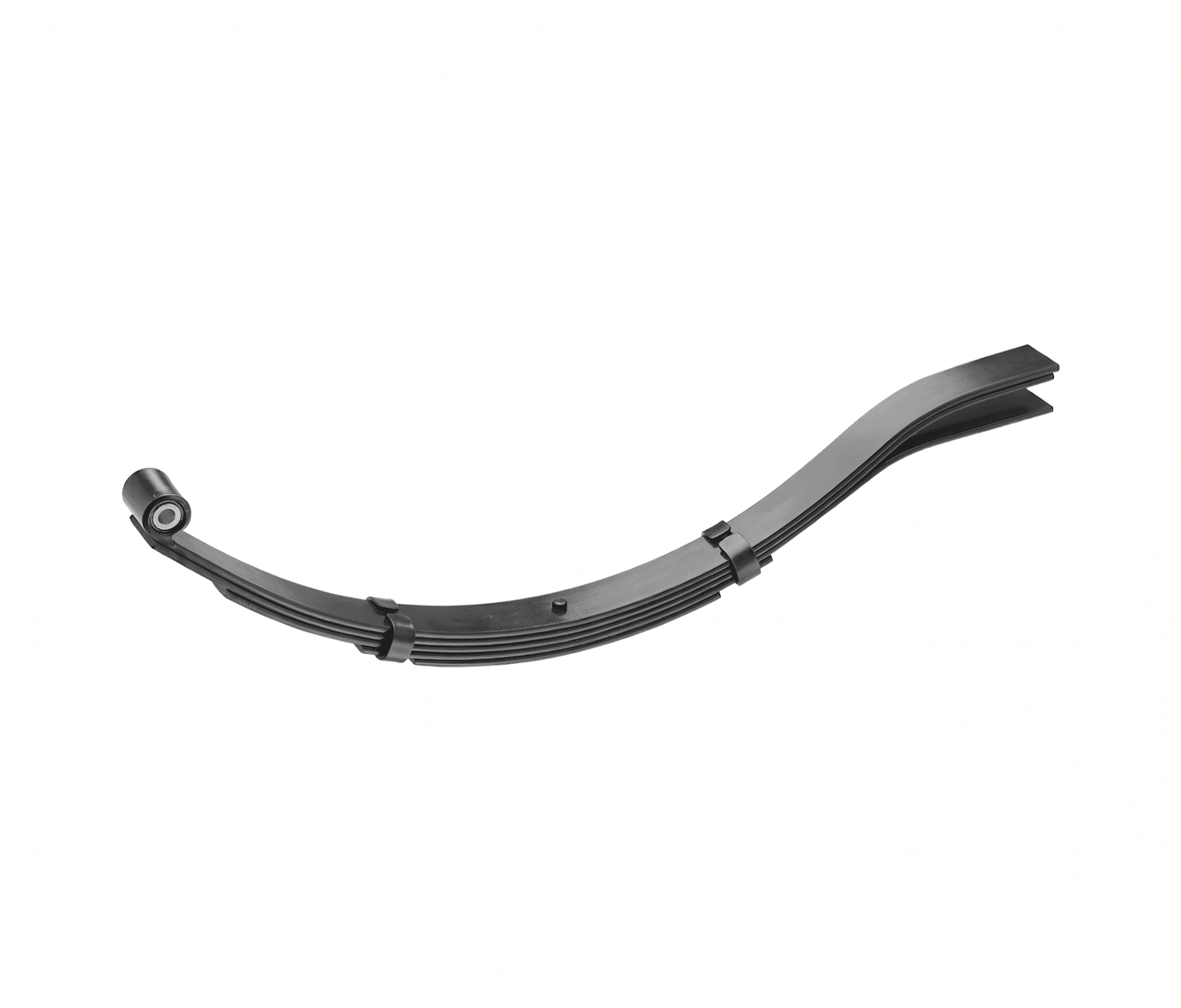 Eye and Slipper leaf spring for heavy duty haulage