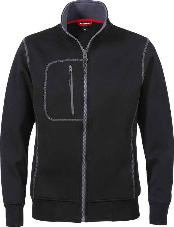 Werksweater dames voor de technische dienst — FRISTADS Sweatjack dames 1748 DF