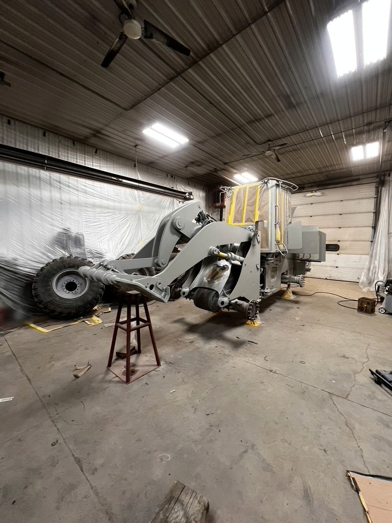 Truck & equipment sandblasting by Rochester Sandblasting