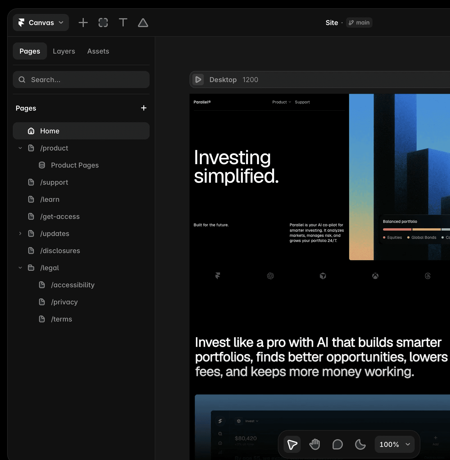 VISIO campaign workspace showing generated social images and video concepts.