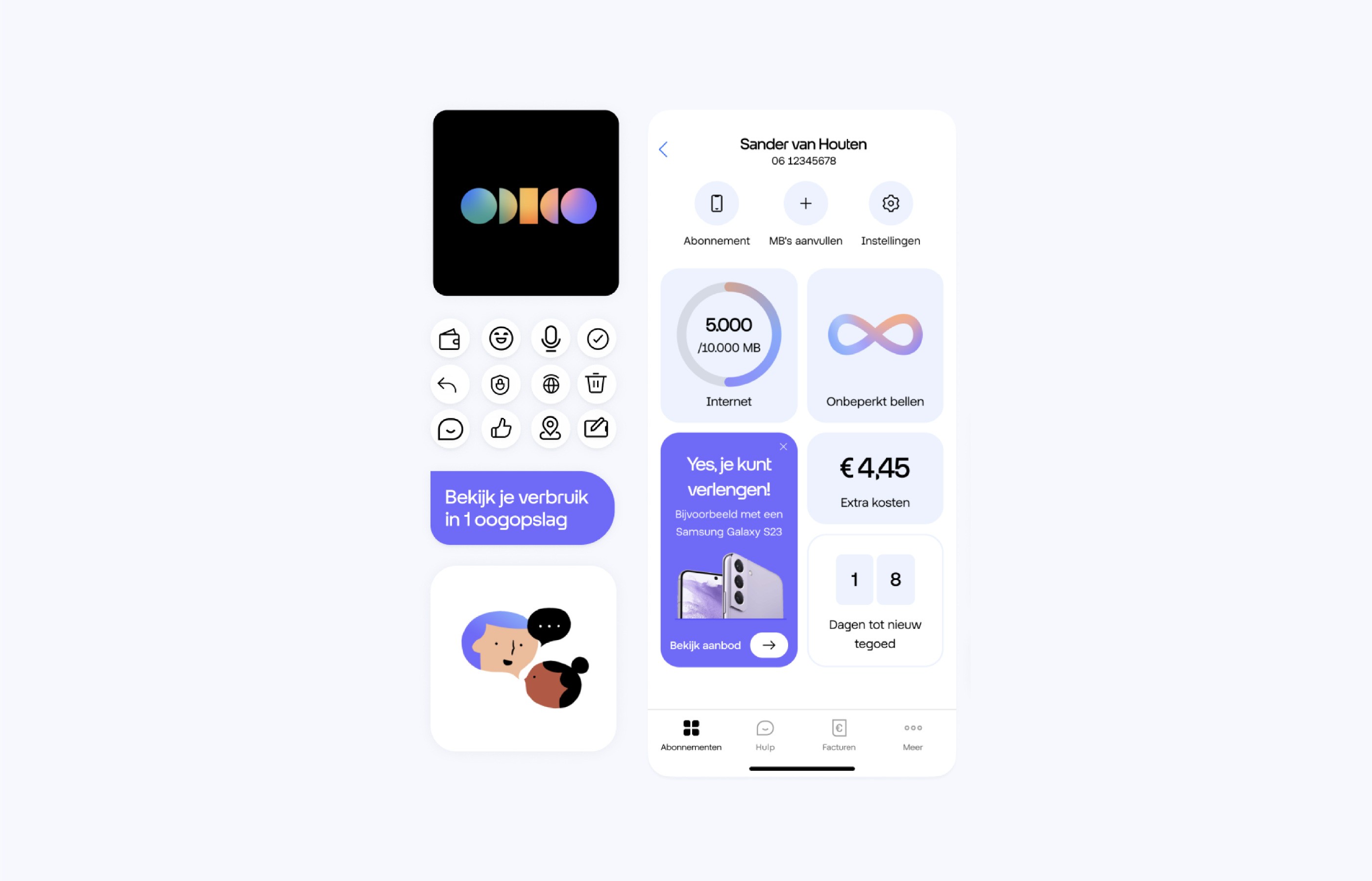 Odido Icon System