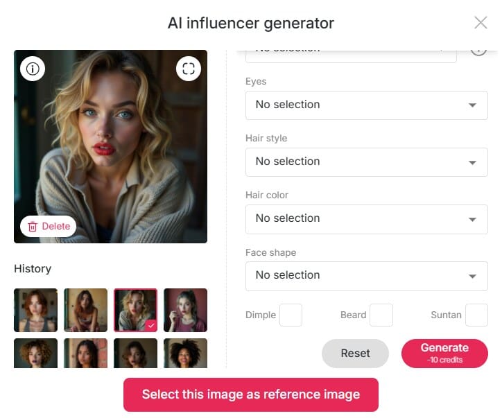 create a seduced AI model