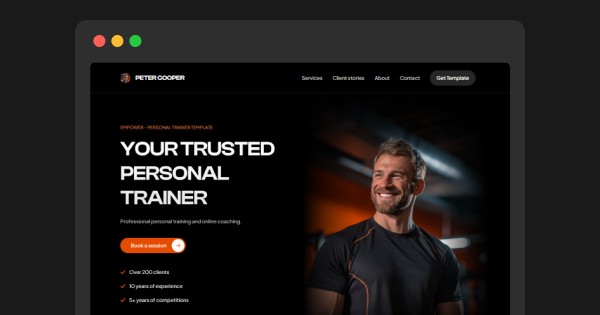 Empower Website Template Thumbnail