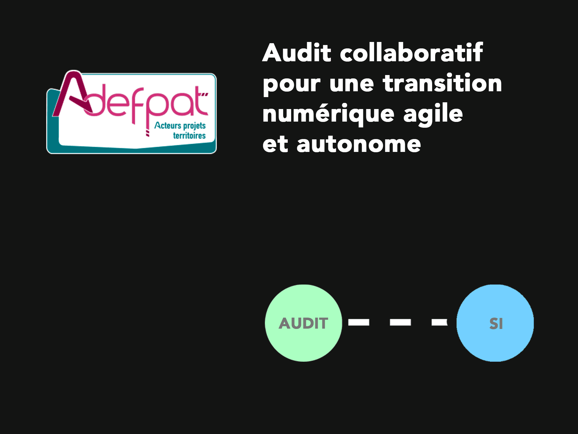 Schéma présentant l’architecture cible proposée pour l’Adefpat : remplacement d’Odoo par des solutions no-code interconnectées, permettant de simplifier la gestion et réduire les coûts de maintenance.