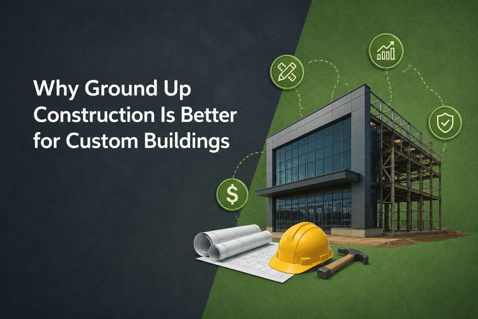 Why Is Ground Up Construction Better for Custom Commercial Buildings