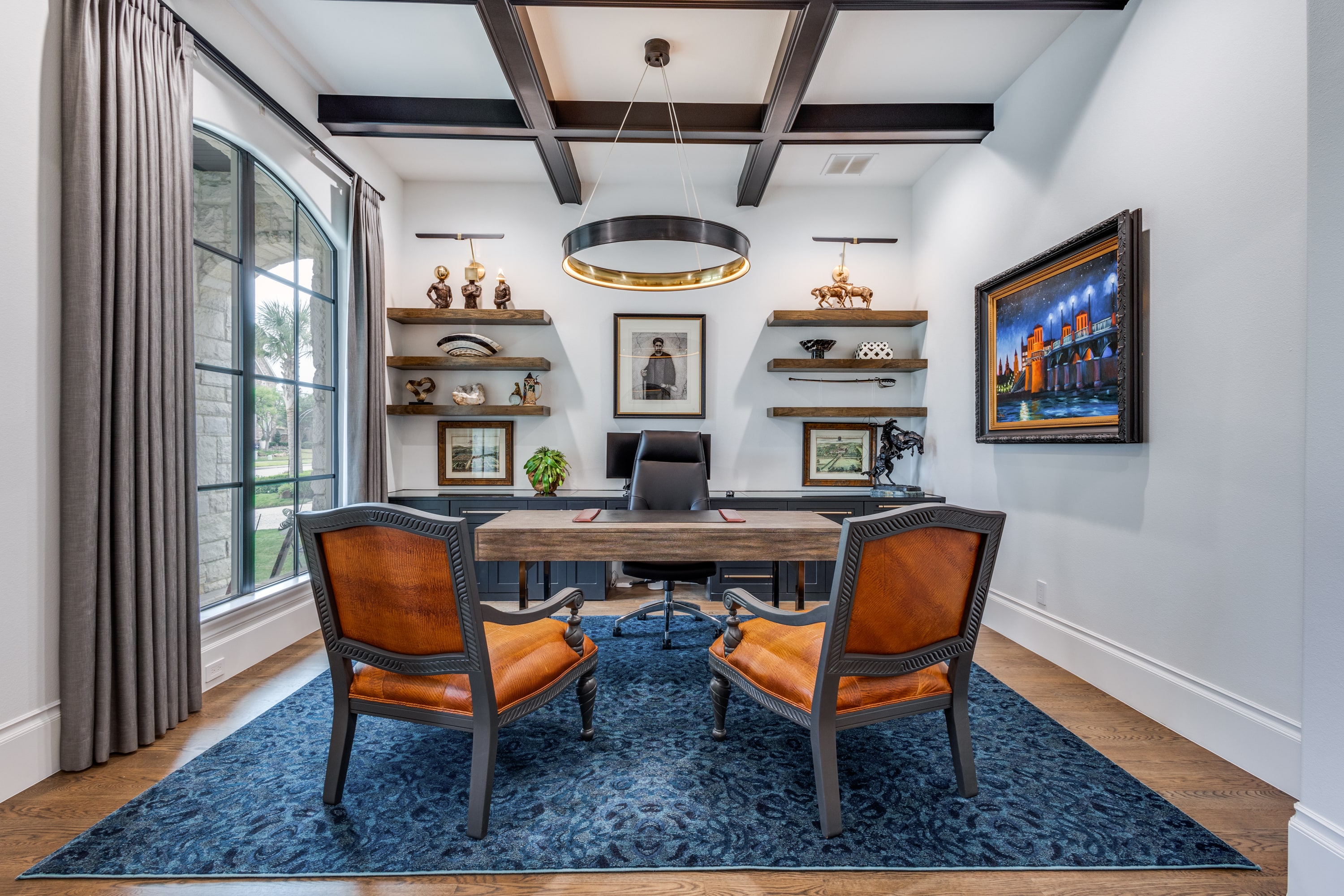luxury home office remodel