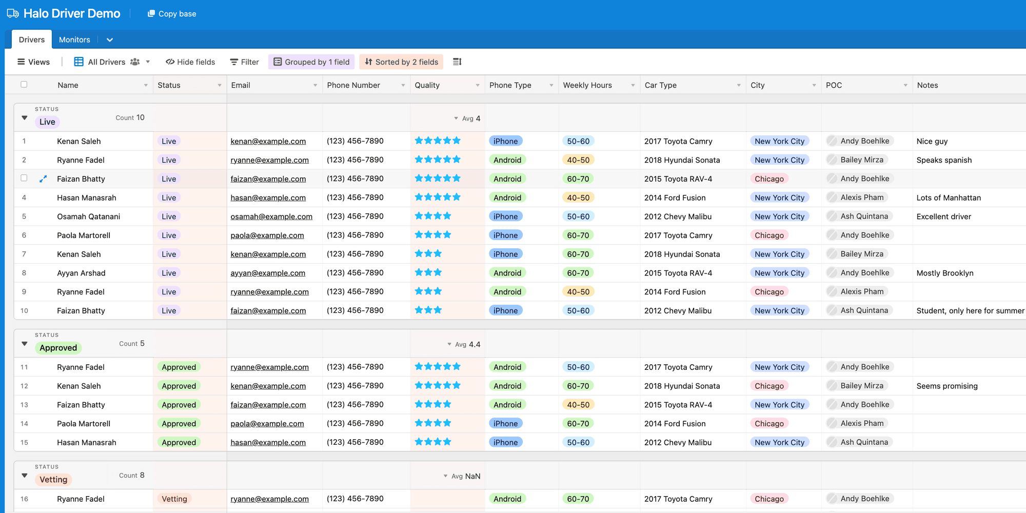 Airtable Product View