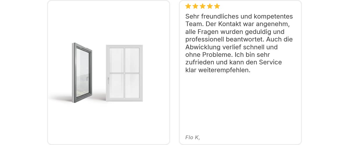 Bewertung eines Kunden