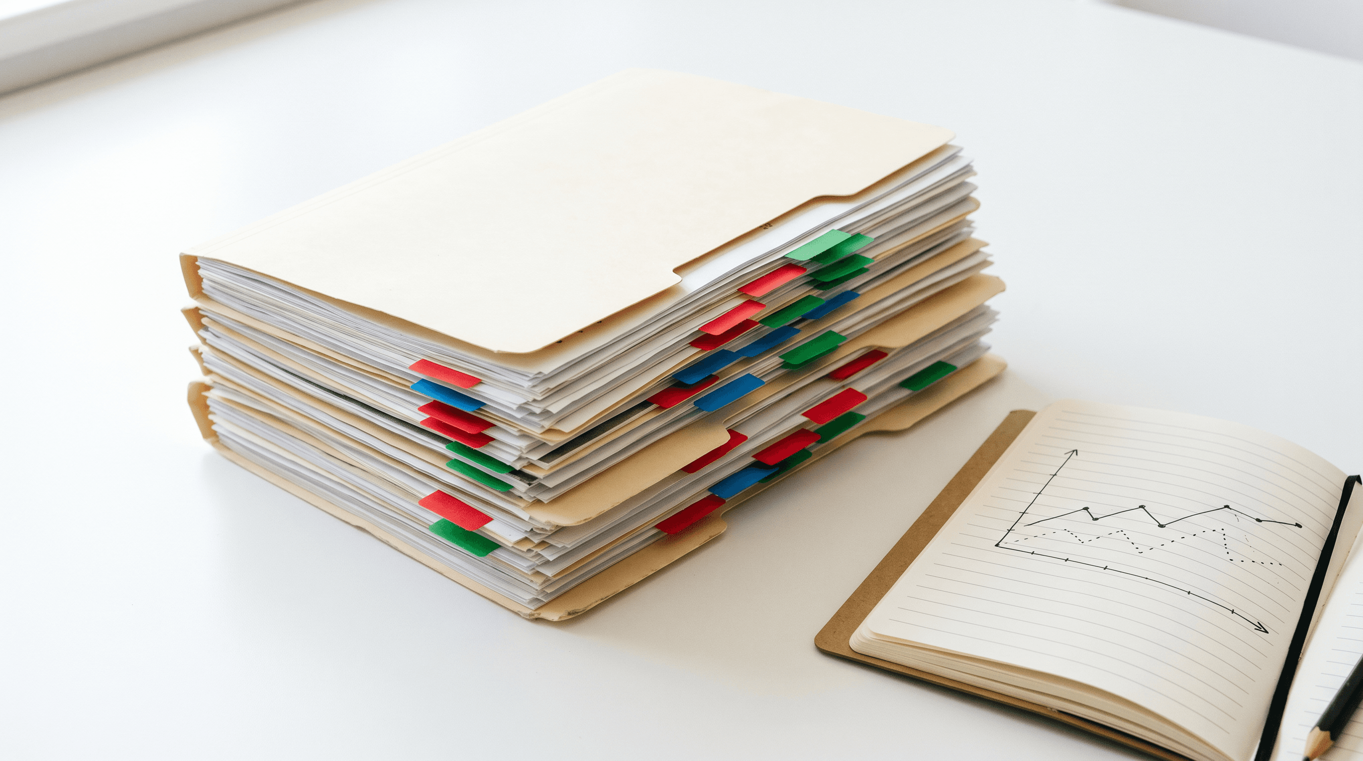 Folders of journal papers