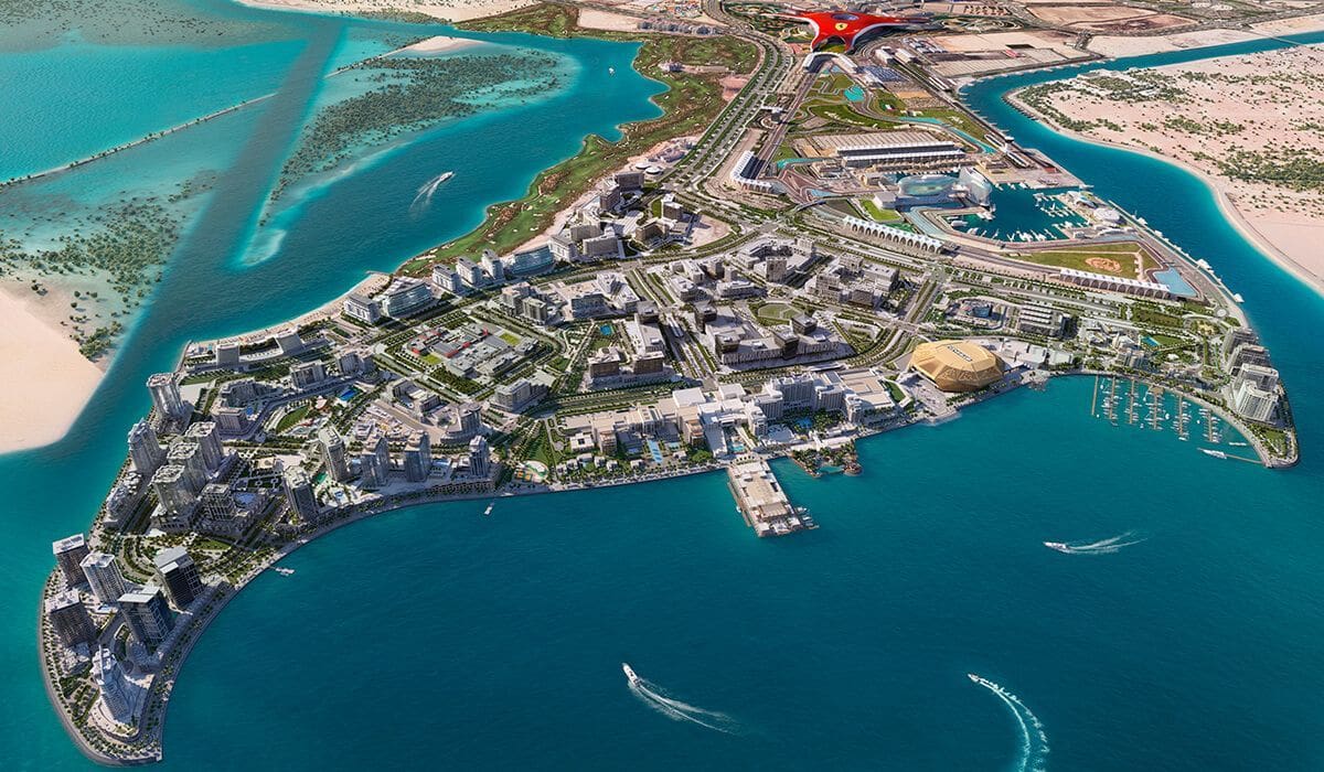 Yas islands in abu dhabi