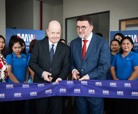 Herve Mouly with the french ambassador Jacques Lapouge 