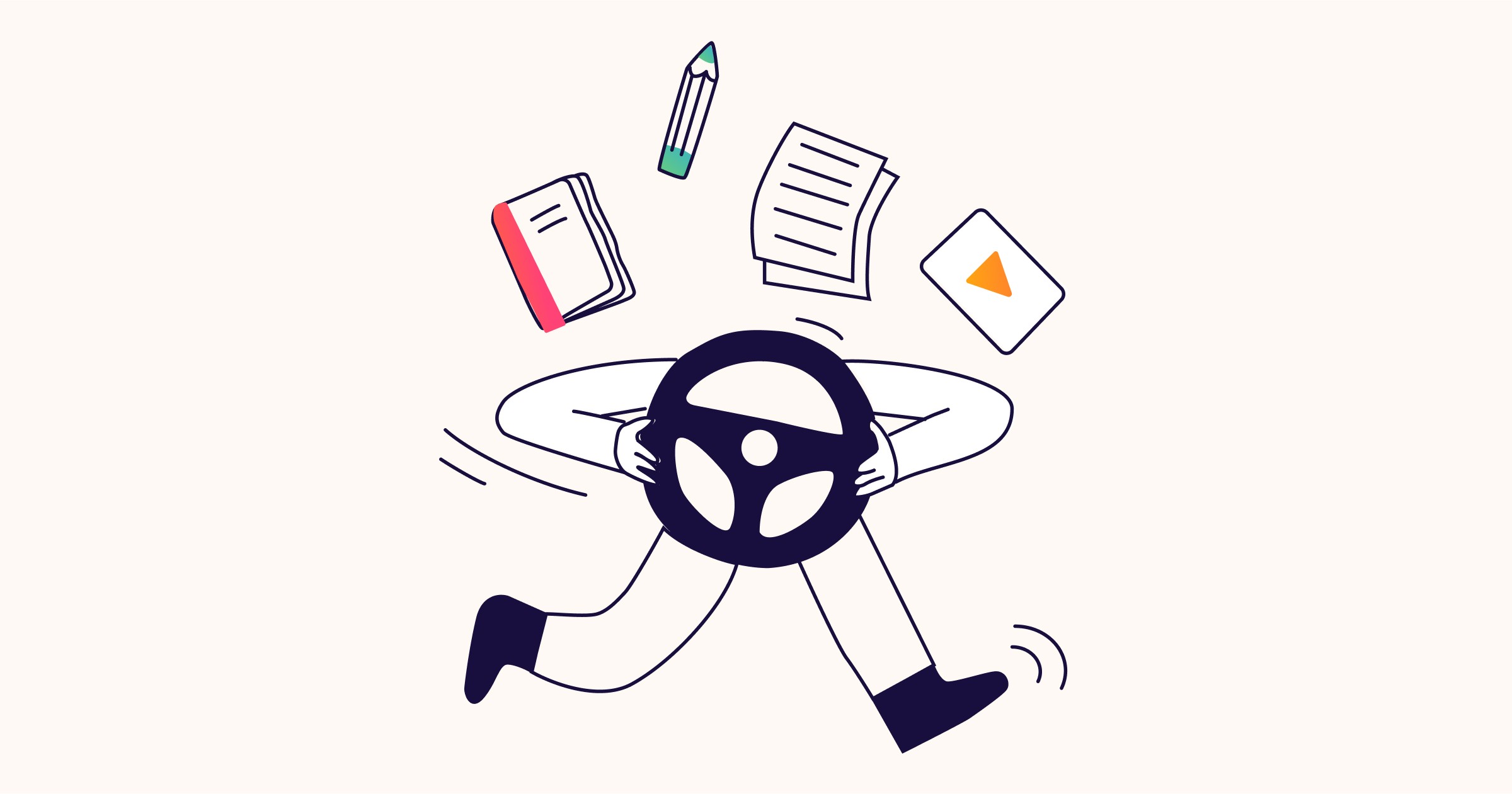 person driving - Loosely Structured Data Business Example