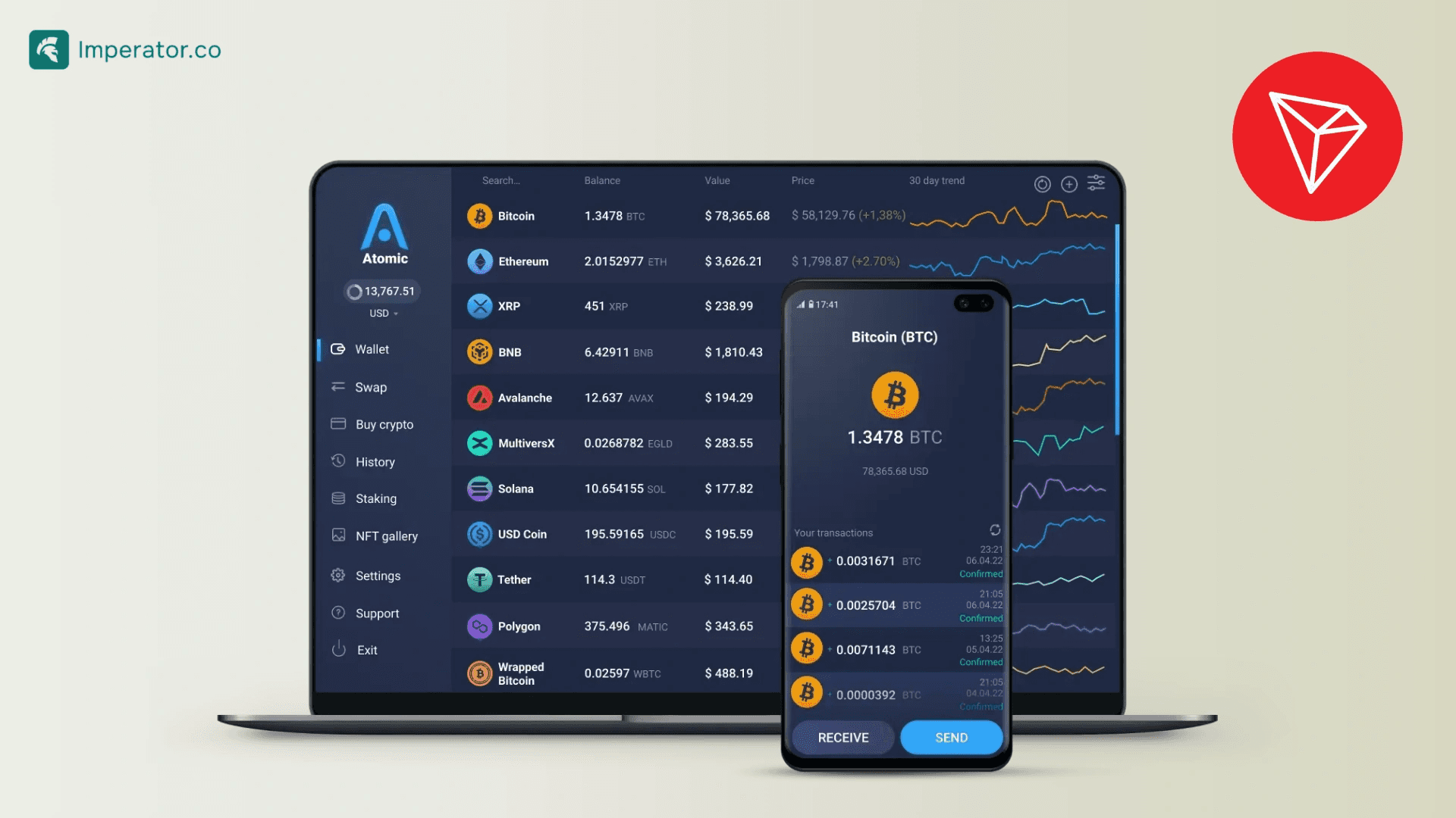 atomic wallet for tron wallet