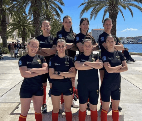 female squad team photo