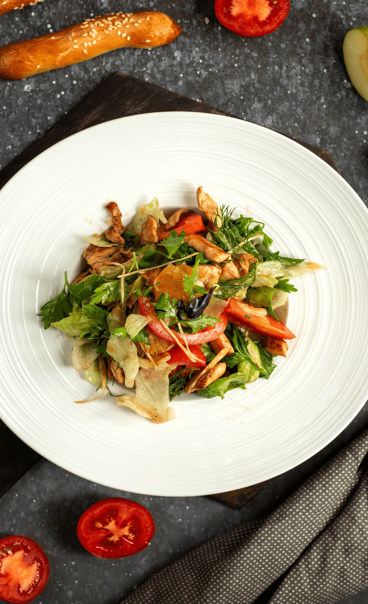 sauteed chicken salad