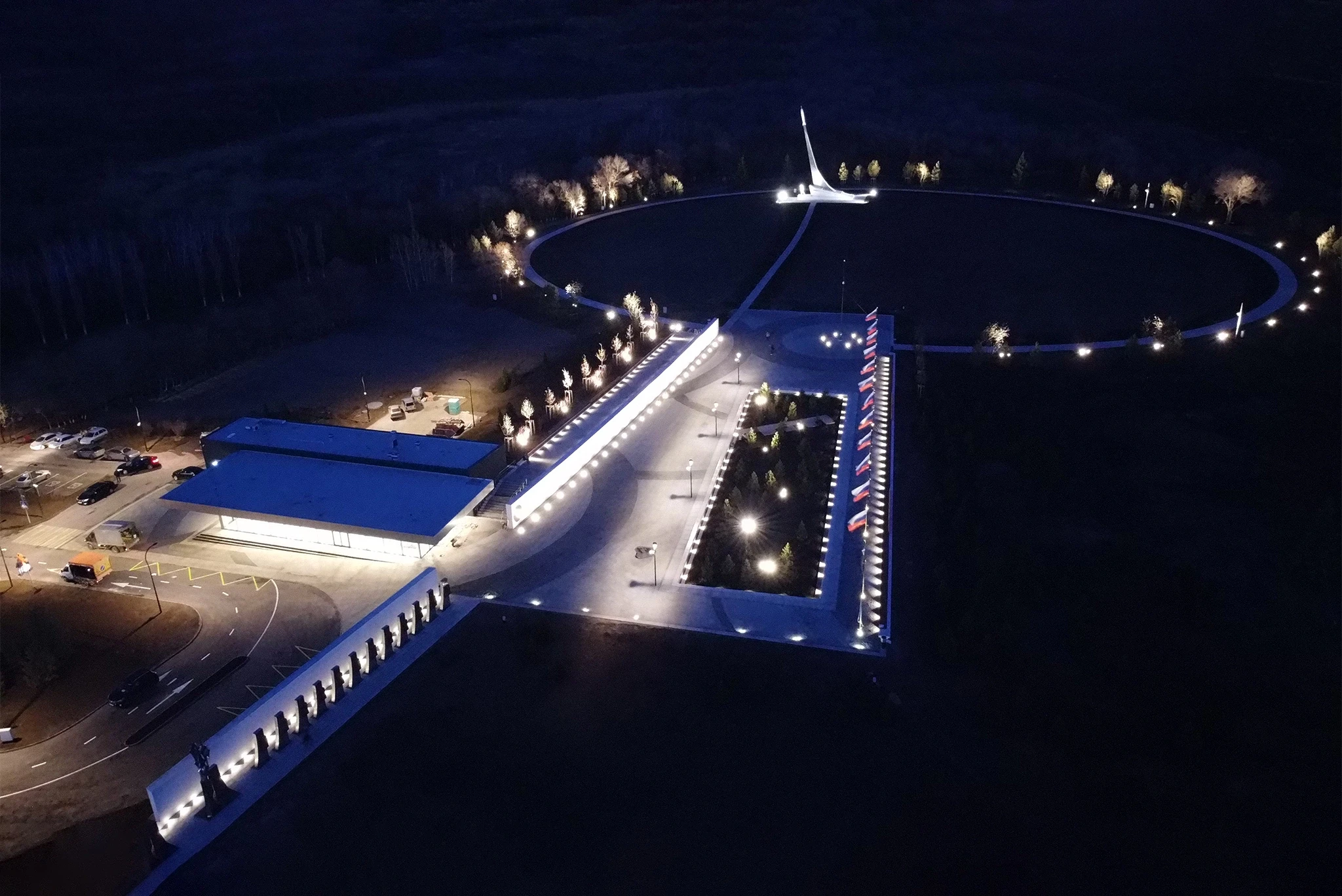 Space Conquerors Memorial Park Saratov — spatial storytelling and landscape narrative 