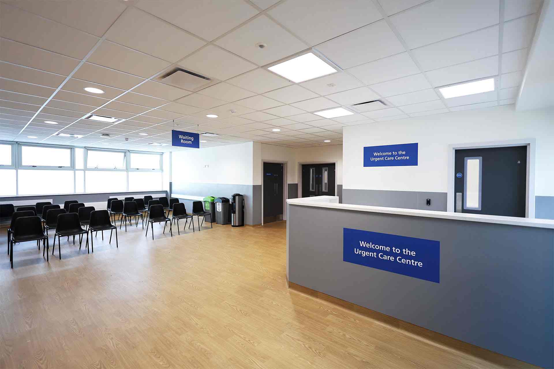 Reception at The Urgent Care Centre at&nbsp;Royal Berkshire Hospital&nbsp;
