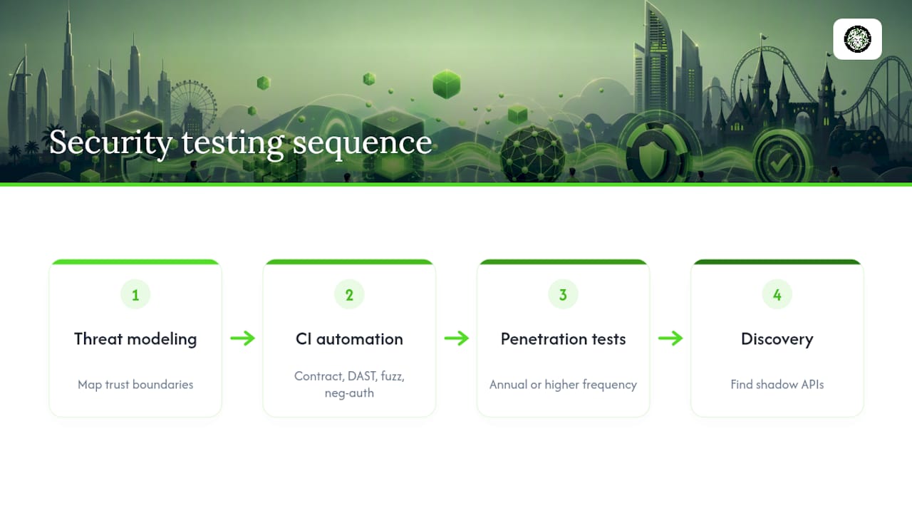 API security testing lifecycle from design to production