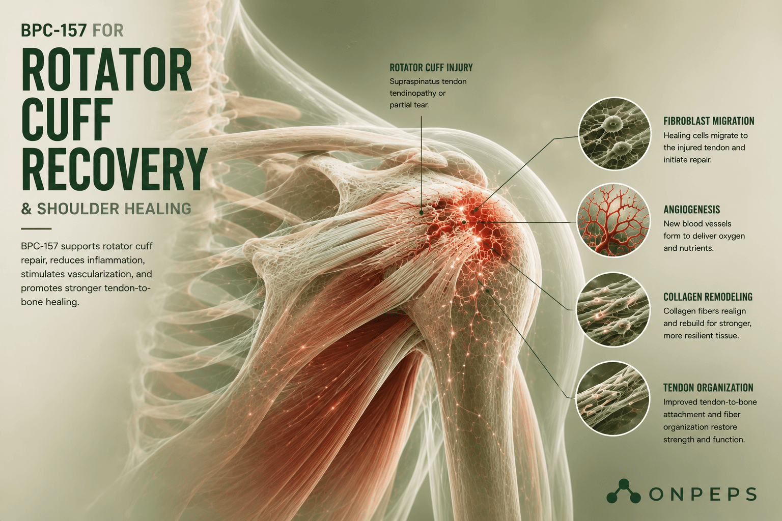 How does BPC-157 affect Rotator Cuff Injuries and Shoulder Recovery