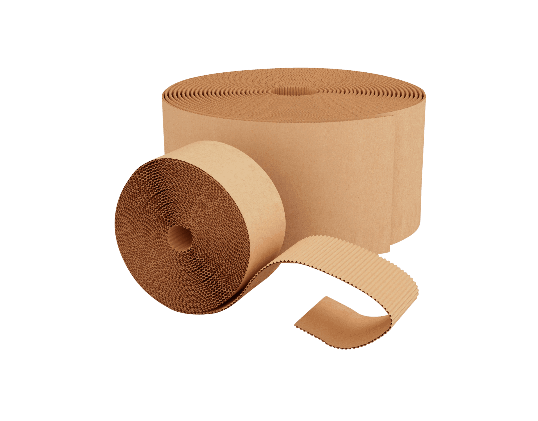 image of Single face corrugated cardboard