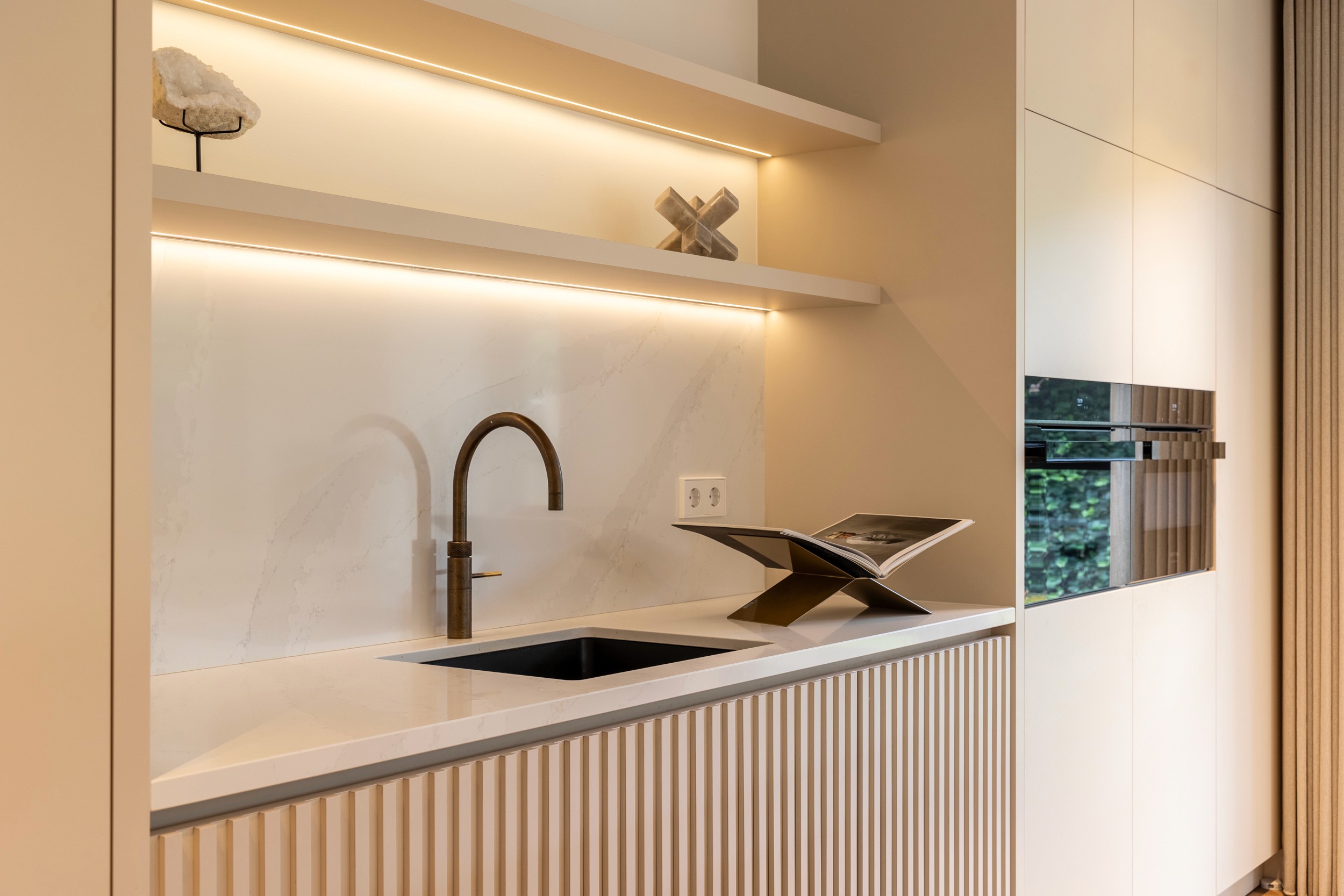 Sfeervolle renovatie leefkeuken