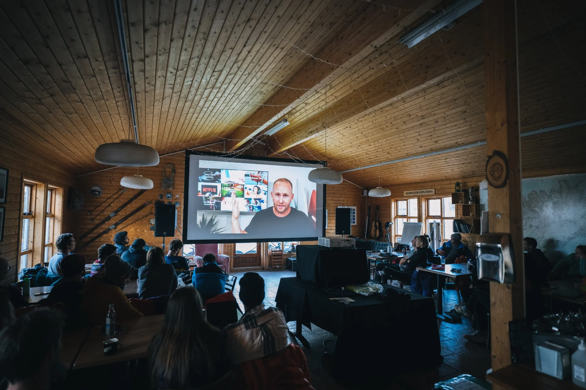 Inspiring keynote session at The North Face Athlete Summit organized by Outdoor Perspectives