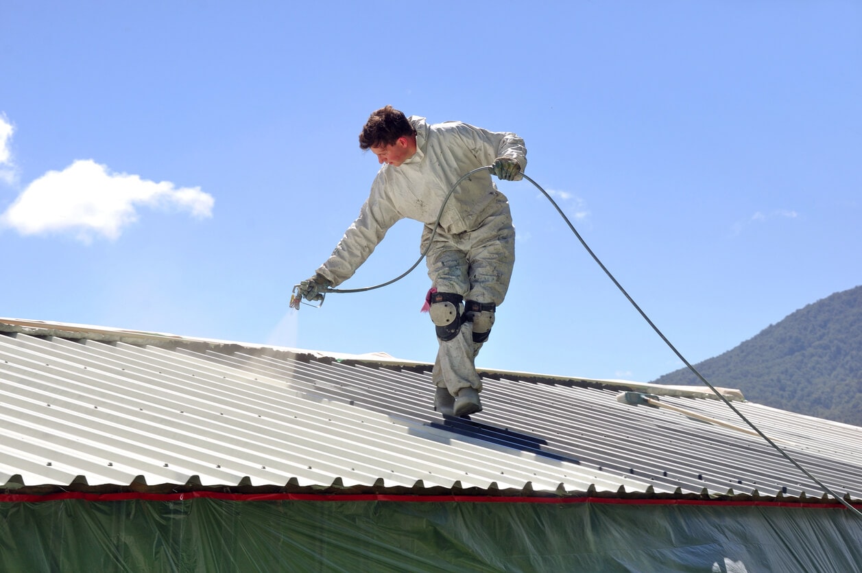 roof painted