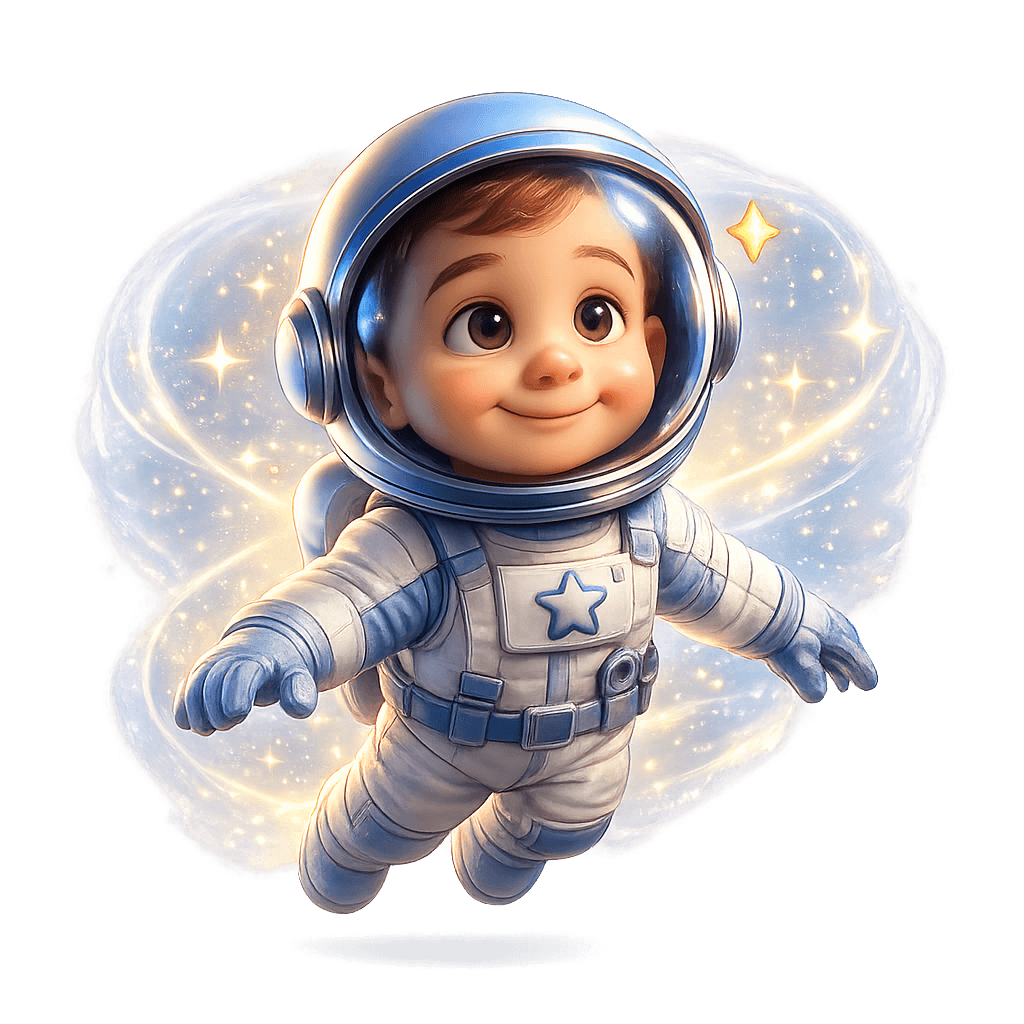 Convite infantil personalizado criado com inteligência artificial no aplicativo Dona