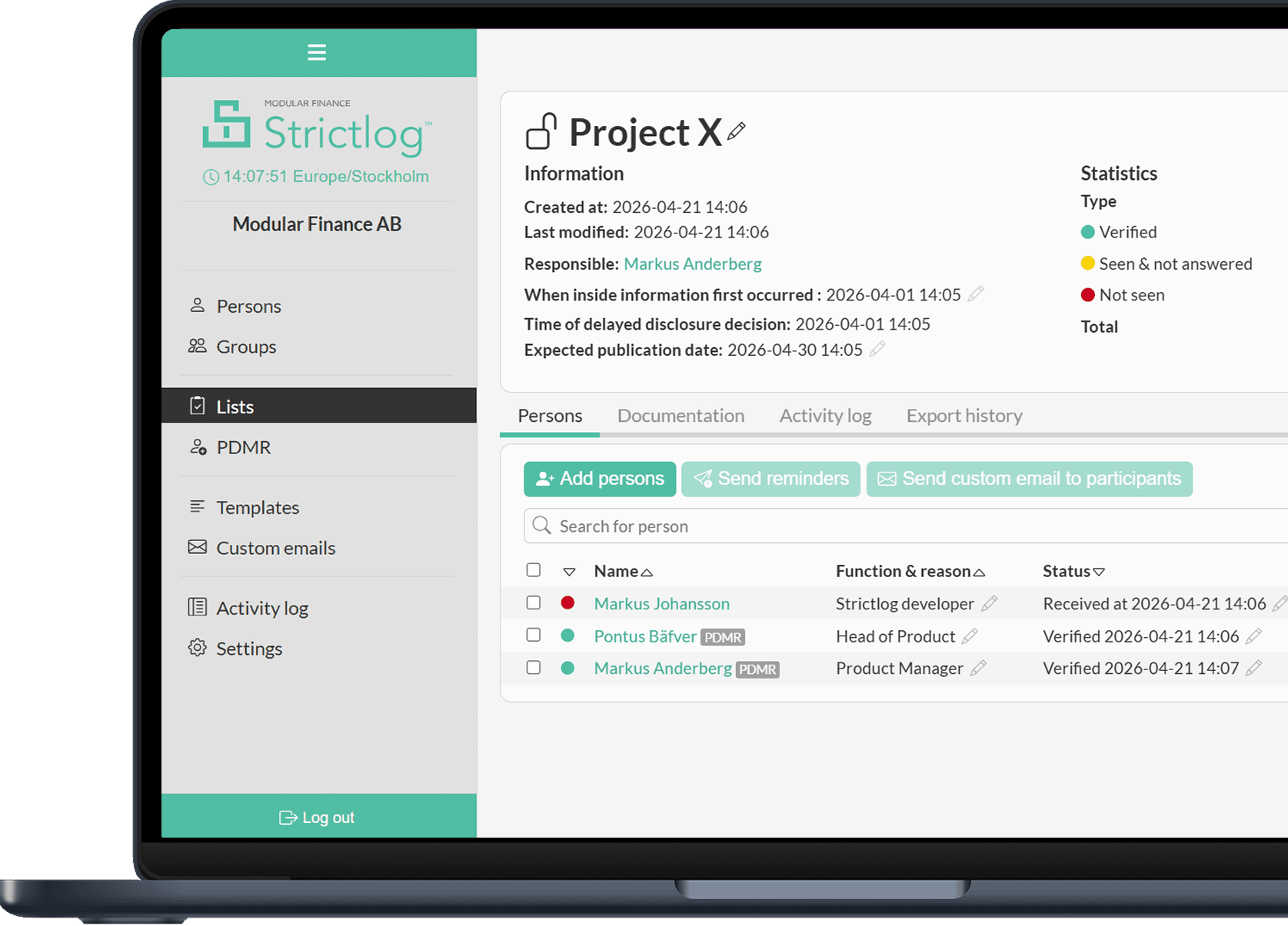 Investor Relations CRM