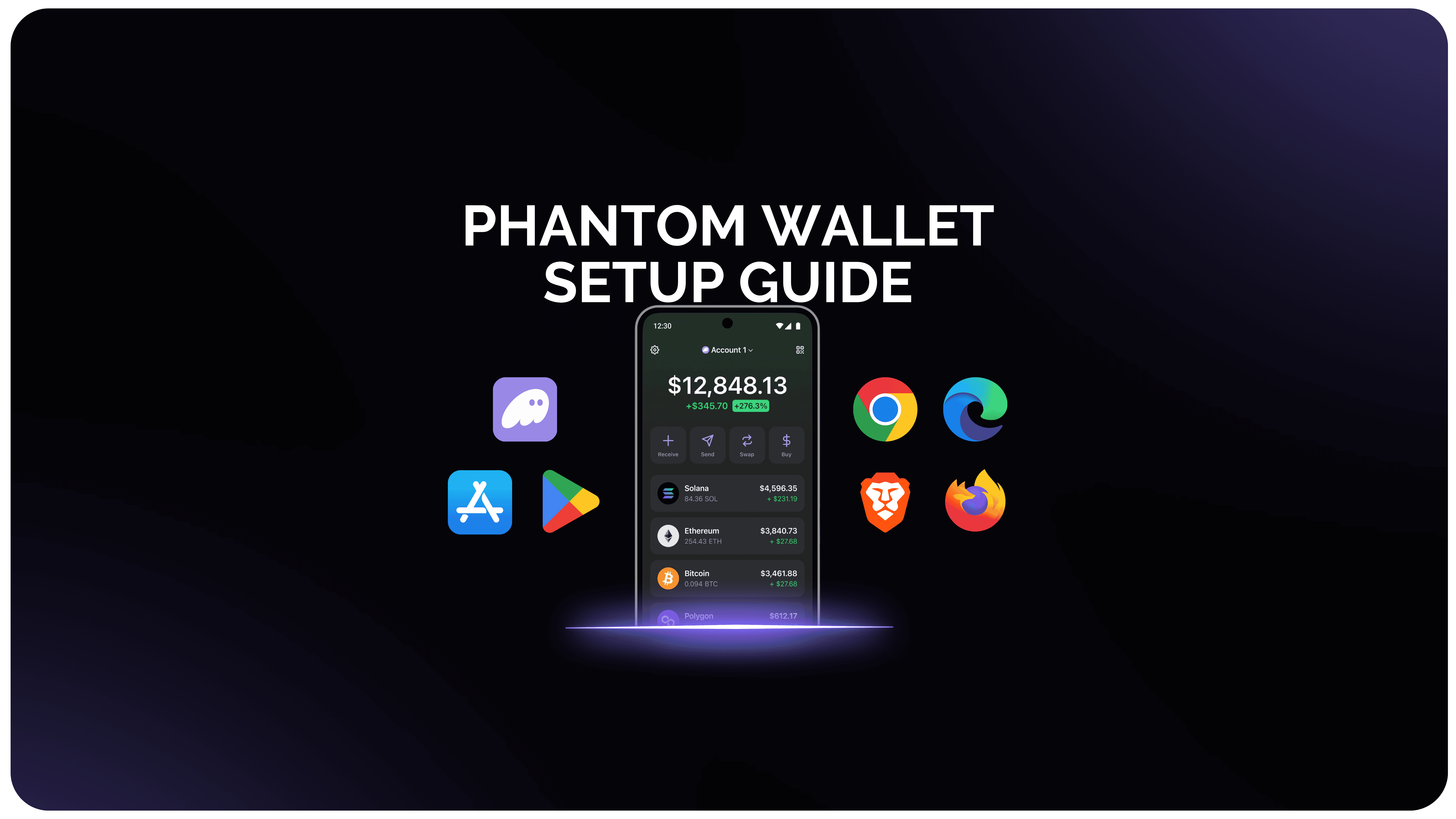 how to download and setup phantom wallet for crypto