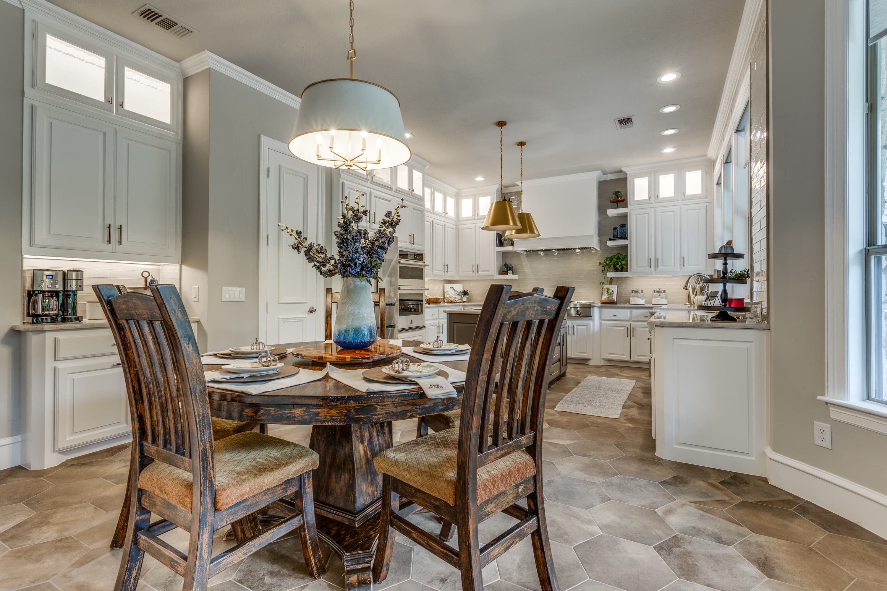 luxury dining area remodel