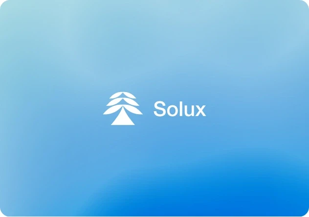 Projet Solux – Site one page installateur de panneaux solaires par Aura Growth