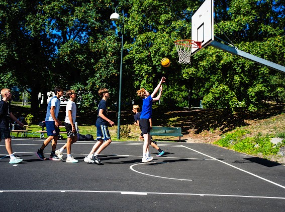 brown Spalding basketball