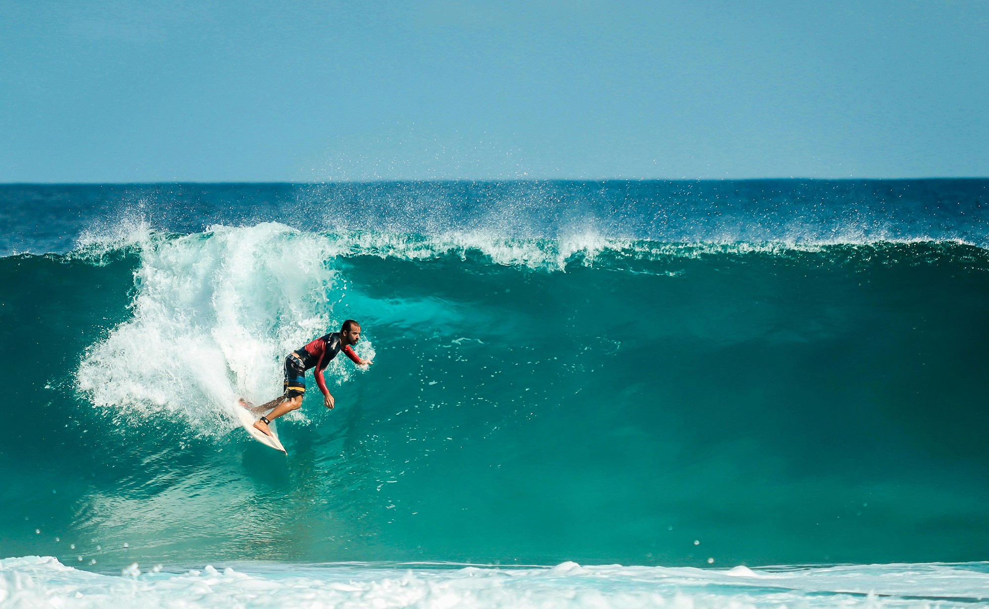 Man Surfing in Brazil