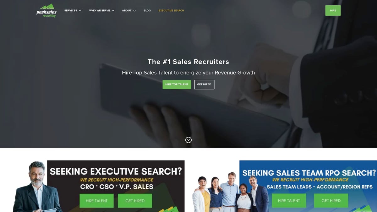 7 Best Top Sales Recruiting Firms to Boost Your Team in 2026 - Peak Sales Recruiting