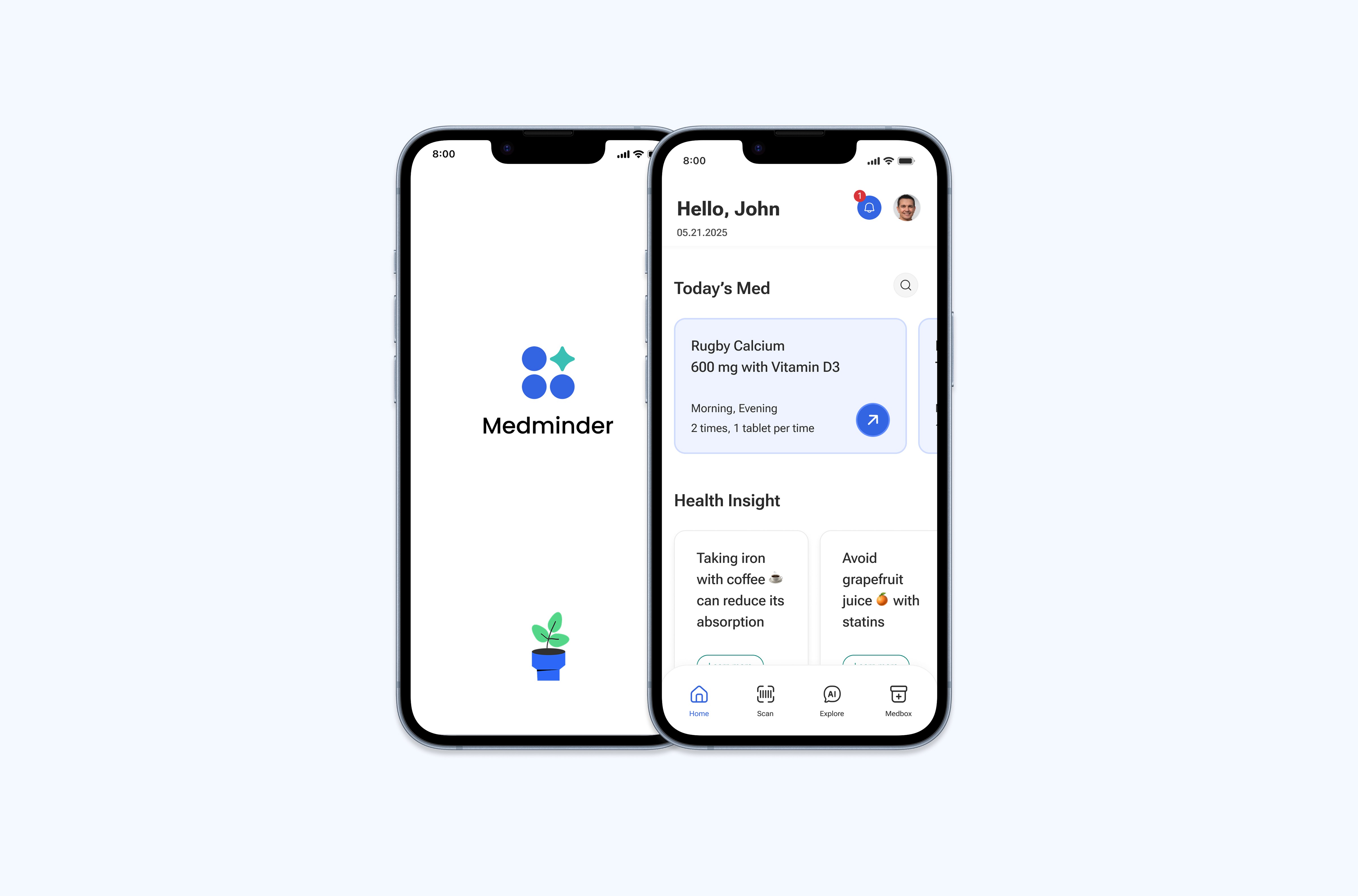 Medminder Homepage
