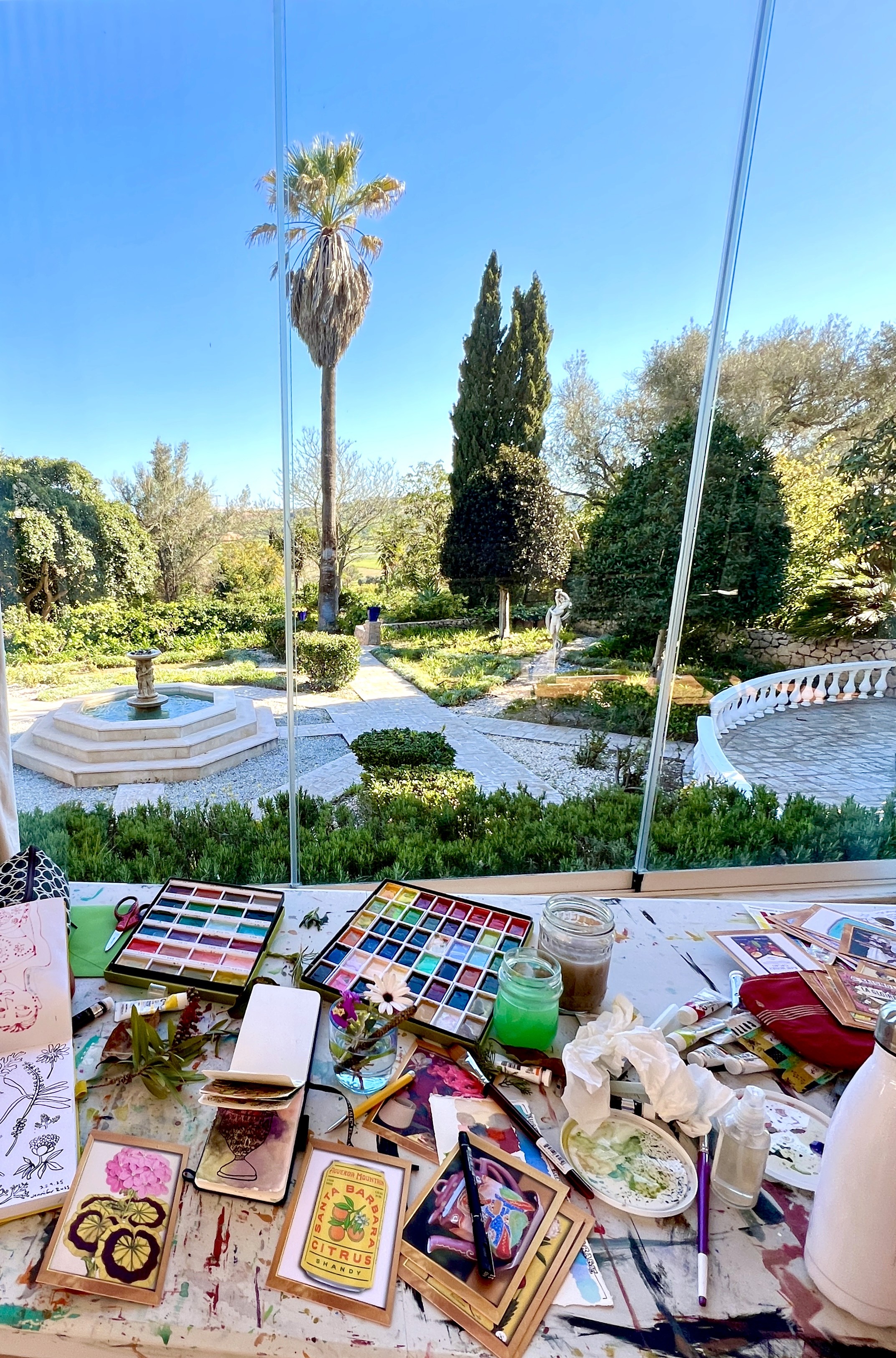 Learn about my annual European art retreats! Join me.