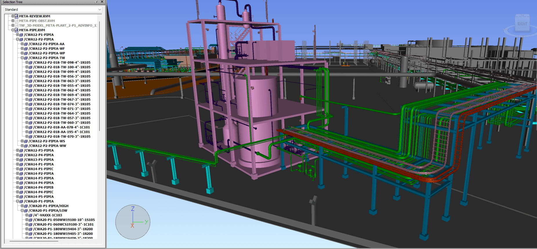 Blurry cityscape with tall buildings at night.