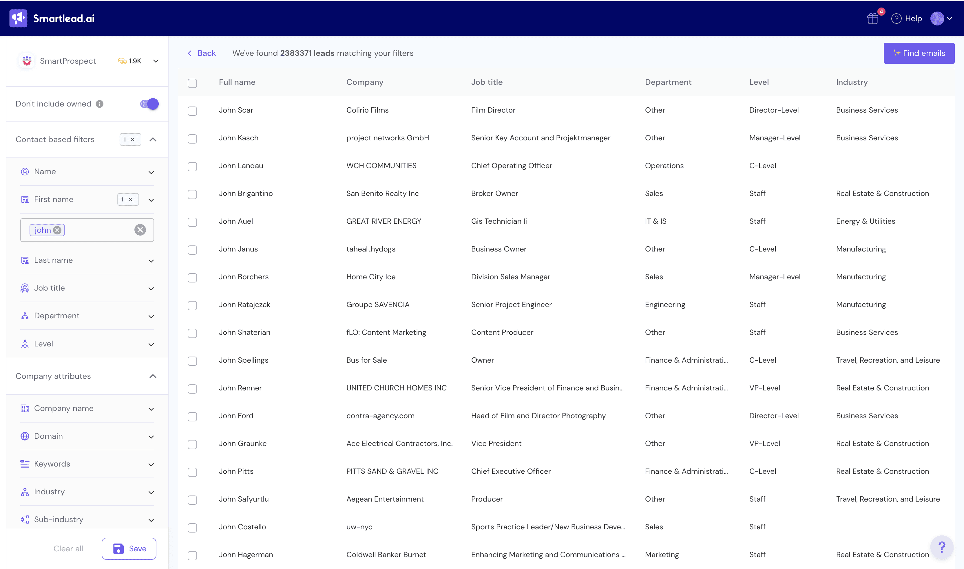 Smartlead Review Lead Database