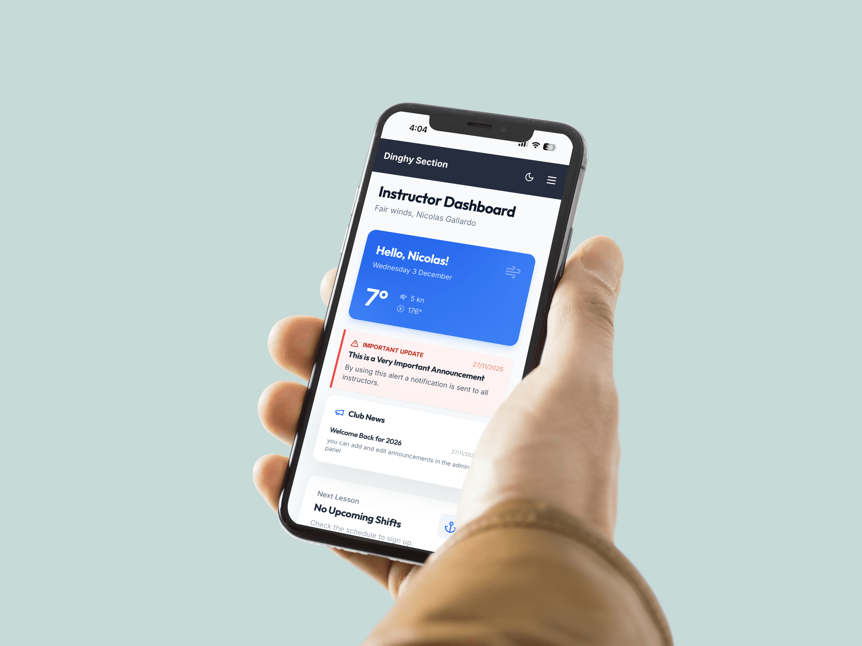 A mockup of Freelio's mobile app