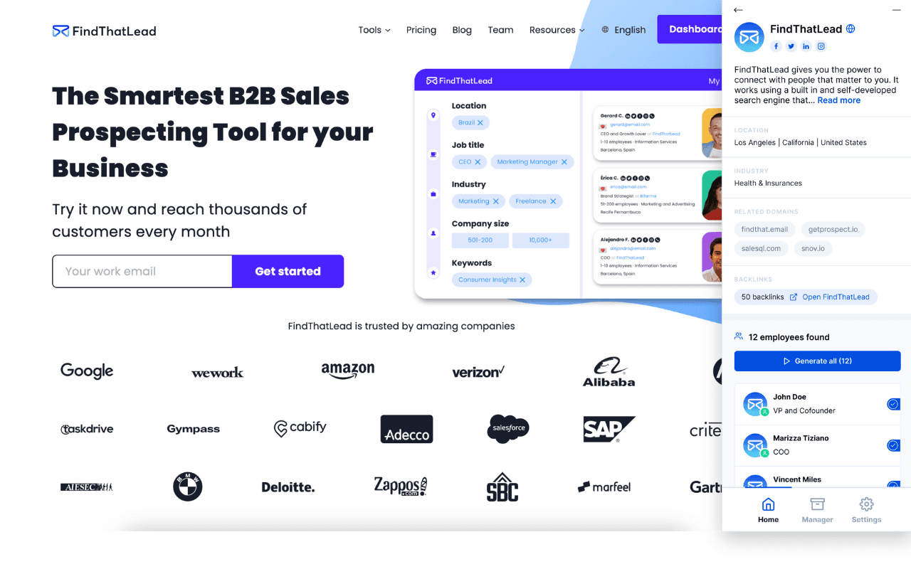 FindThatLead 2.0 - Chrome Web Store