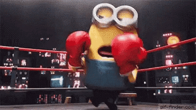 Despicable Me Minion Boxing Victory