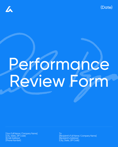 Performance Review Form