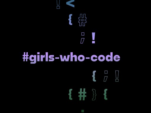Custom logo for Girls Who Code.